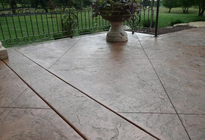 Tulsa stamped concrete