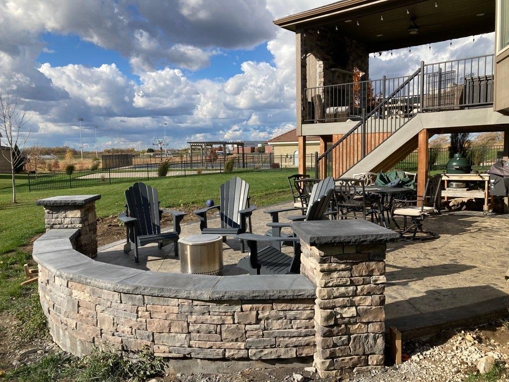 Olathe Covered Patio Patio Installation Services In Olathe Huston Contracting